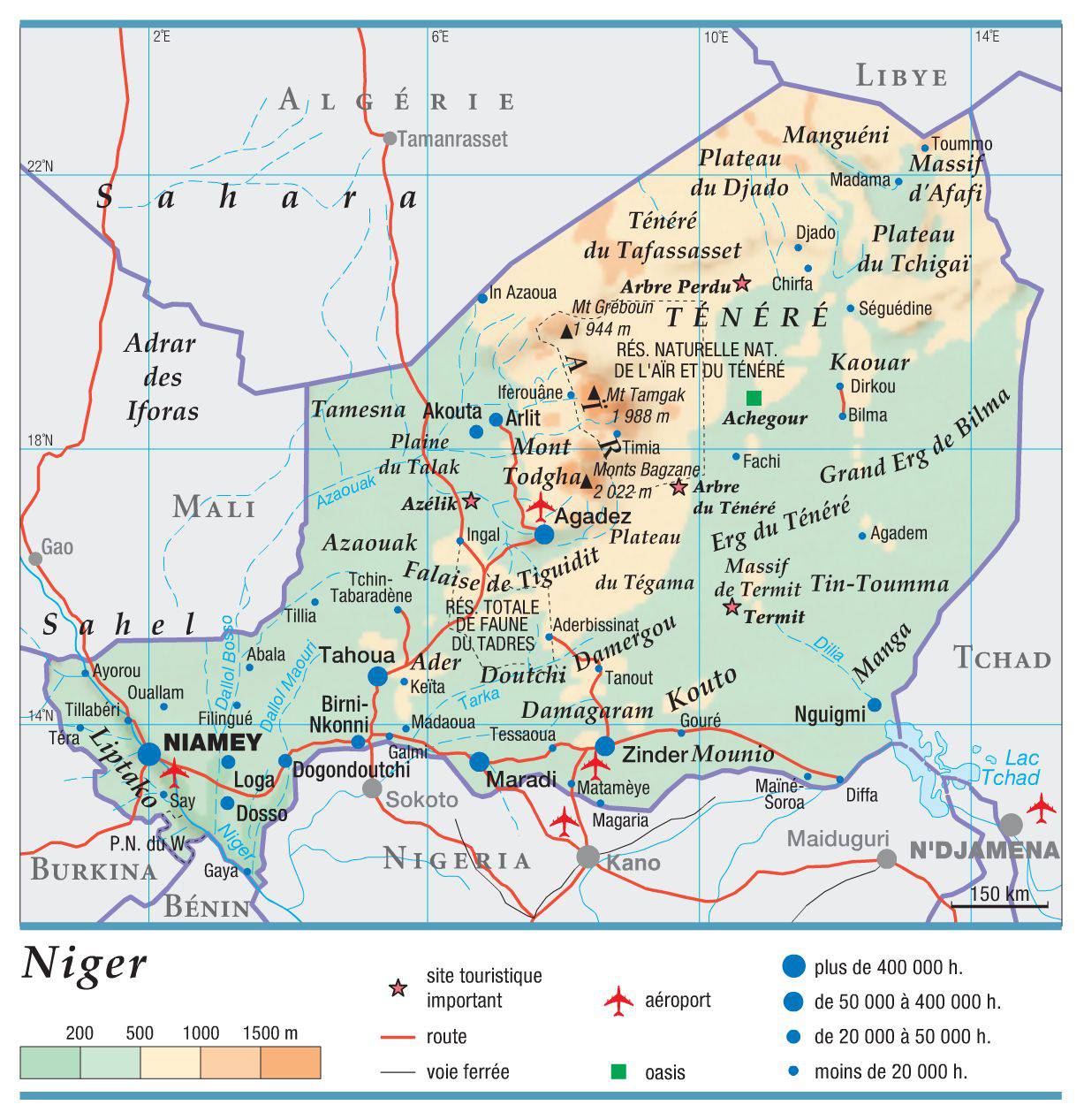 carte niger