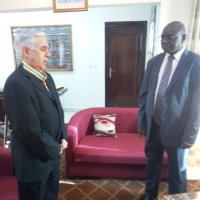 Décoration au grade de commandeur de l'ordre de mérite nationale de l'Ambassadeur de Russie M. ALEXEI GAIKOVITCH DOULIAN accrédité au Niger avec résidence à Bamako