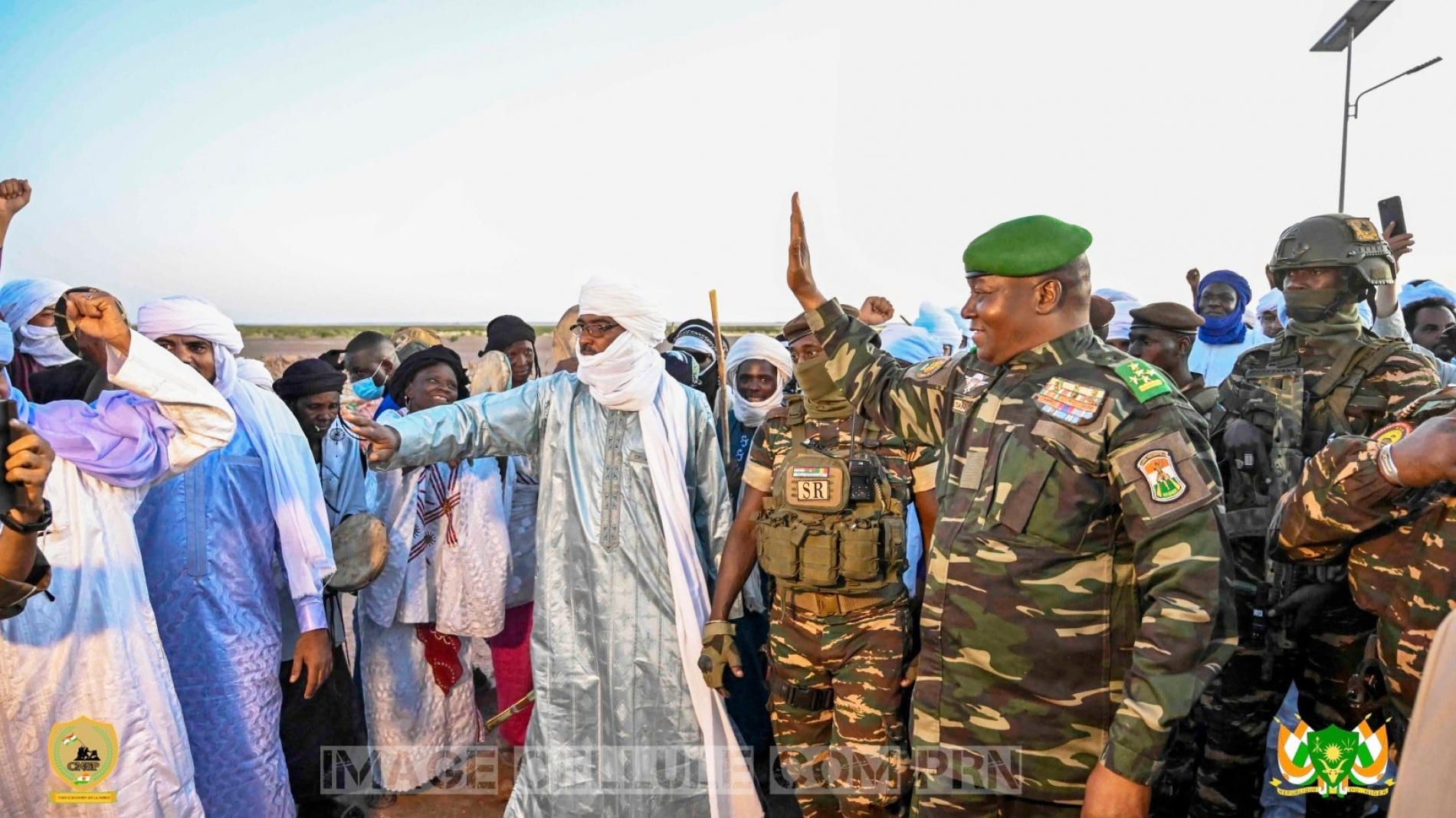 Tournée de proximité : le Président Abdourahamane Tiani accueilli en triomphe à Agadez