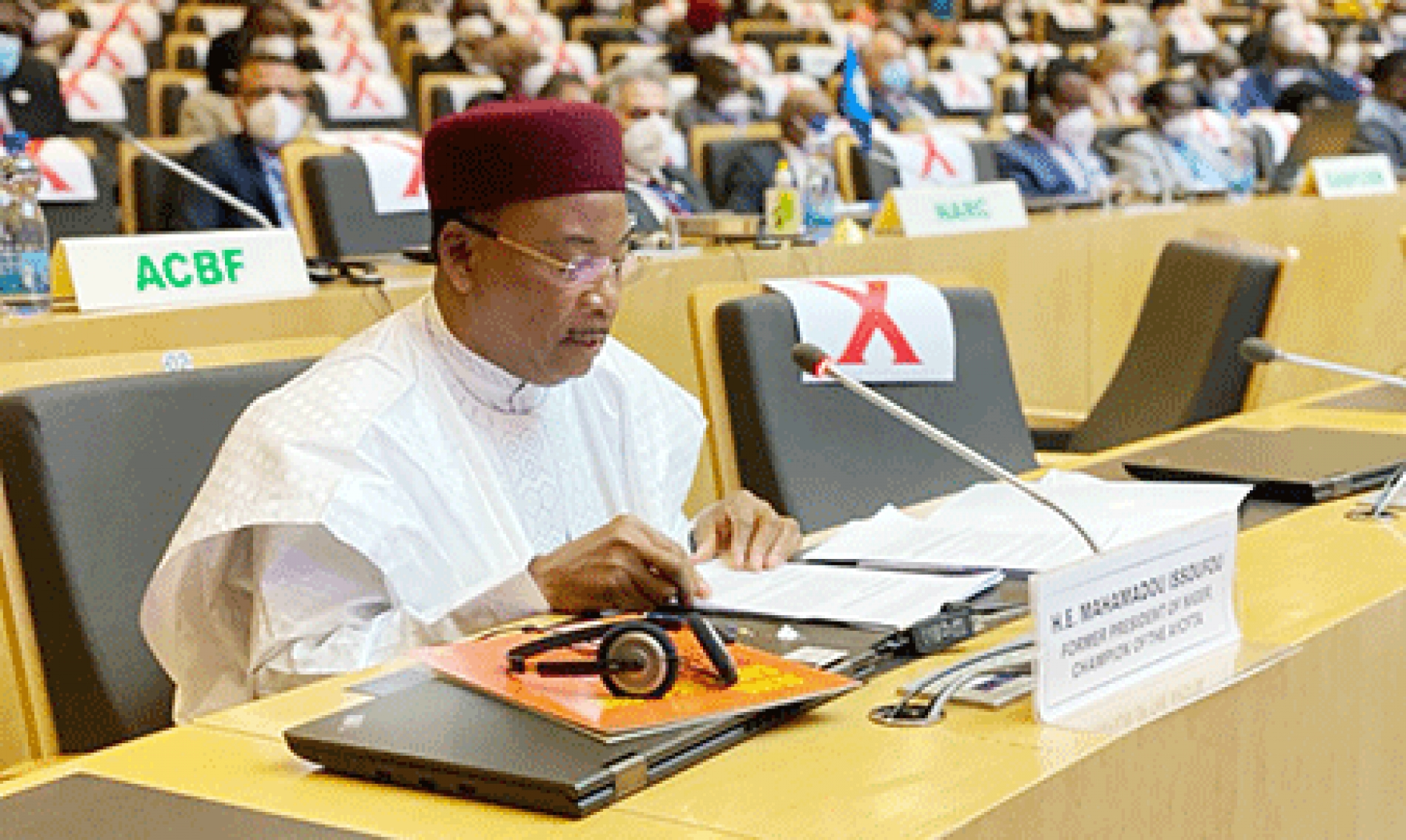Le Champion de la ZLECAf présente son Rapport lors de la 35ème session de la Conférence des Chefs d&#039;Etat de l’UA, à Addis-Abeba, en Éthiopie